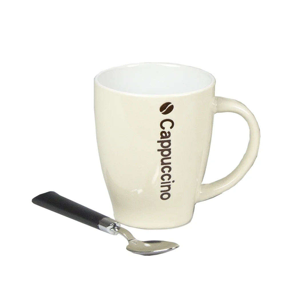 6 Piece Mug with Stand, Cappuccino