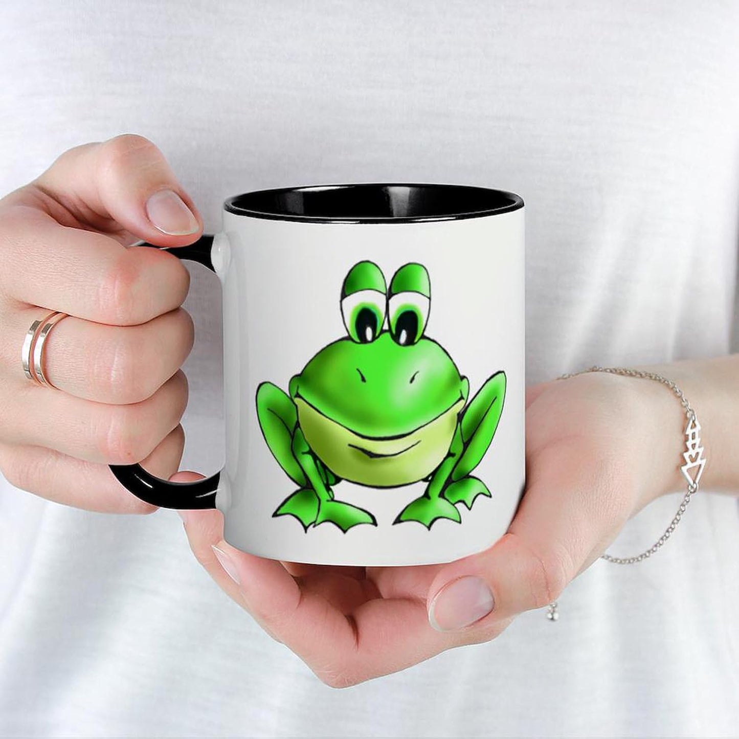 Jeffery Frog Mugs 11 Oz (325 Ml) Ceramic Coffee Mug