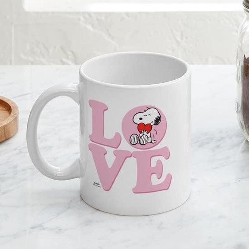 LOVE Snoopy Mugs 11 Oz (325 Ml) Ceramic Coffee Mug