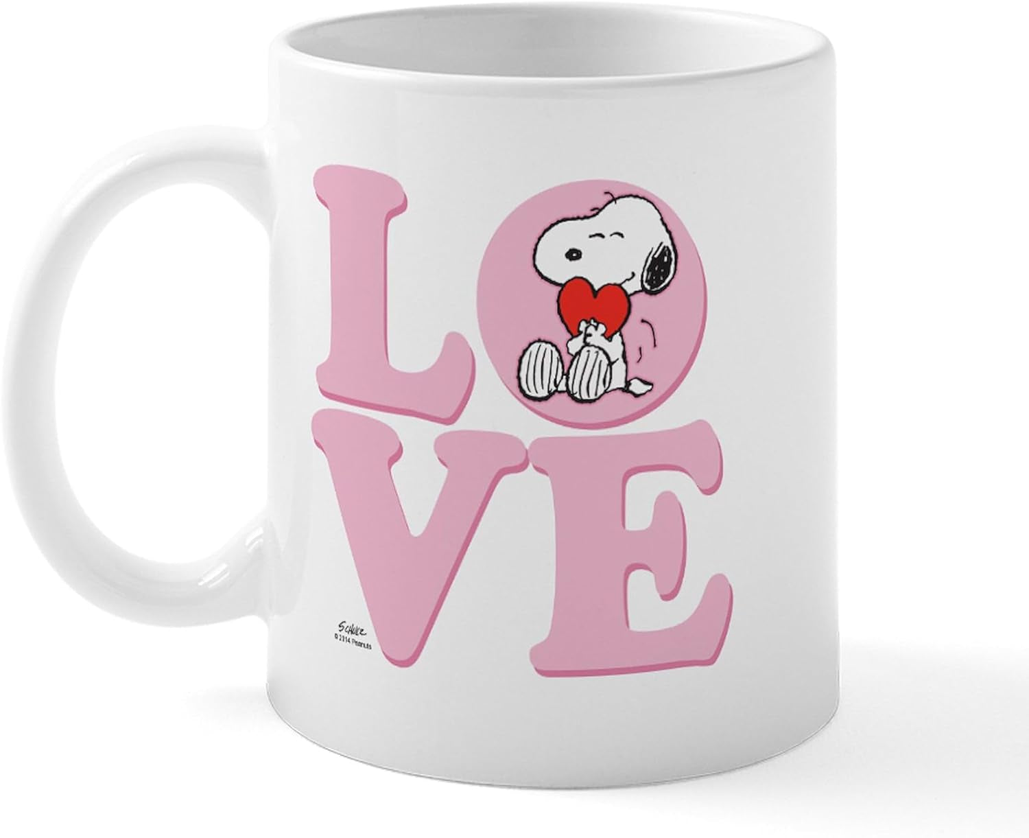 LOVE Snoopy Mugs 11 Oz (325 Ml) Ceramic Coffee Mug