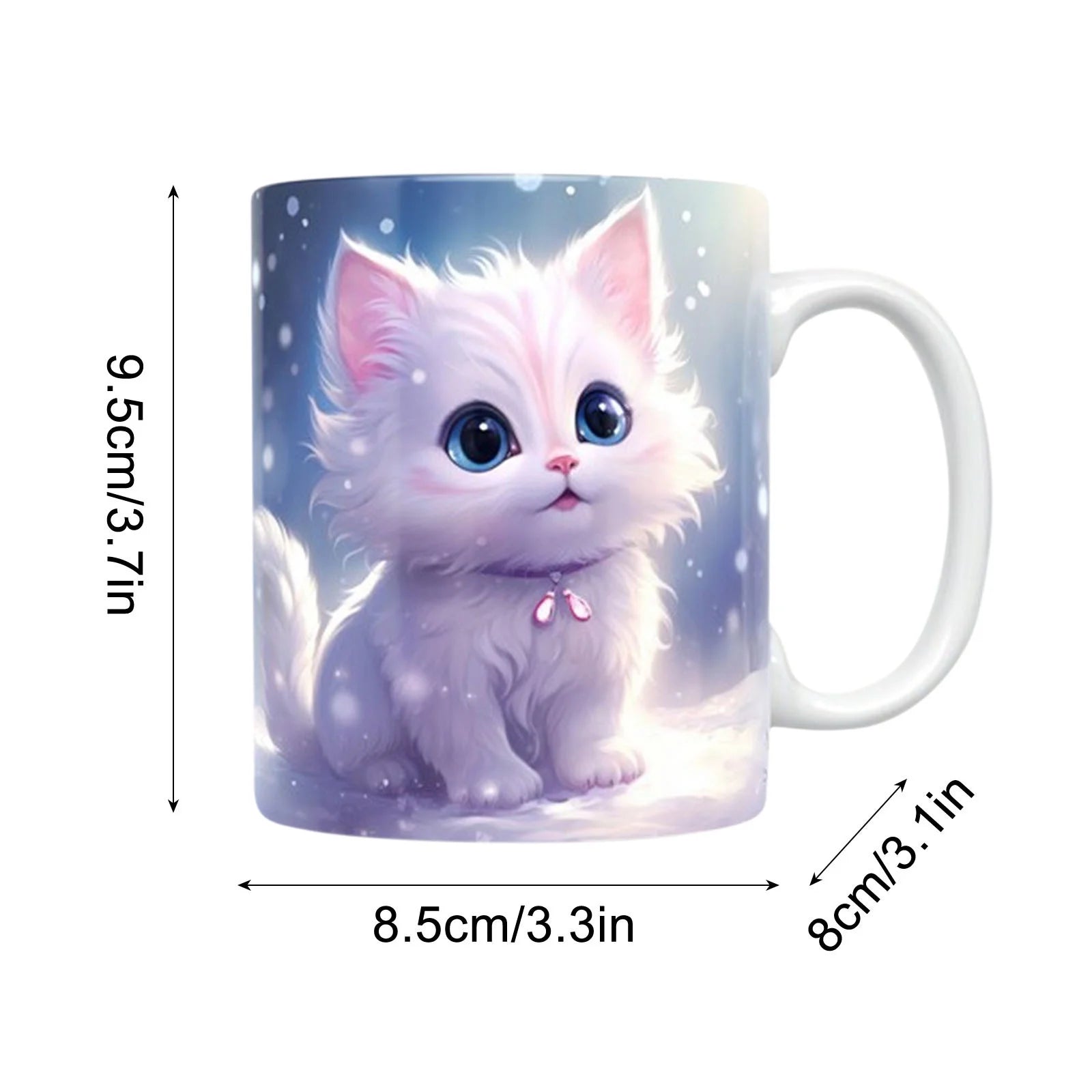 Gifts for Women Clearance Coffee Mugs Cute Cat Mug Ceramic Mugs Cat Coffee Mugs Gift with Cartoon Cat Designs for Party, Christmas, Birthday for Cat Lovers Christmas Clearance Sale