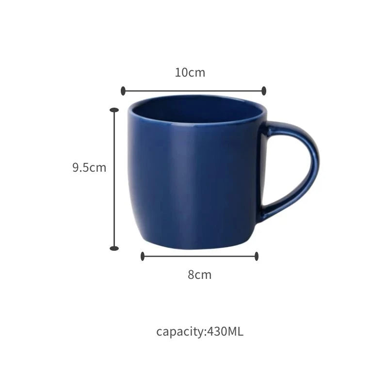 Ceramic Cappuccino Mug Latte Coffee Cup,Creative Home Office Water Cup Couple Gift Breakfast Milk Cups Kitchen Tableware