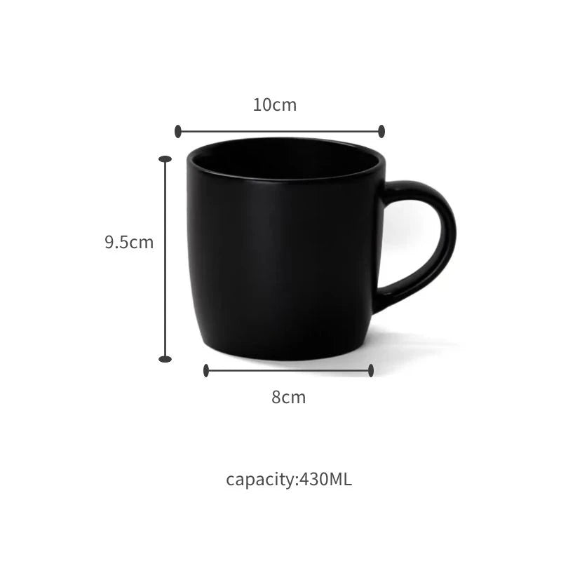 Ceramic Cappuccino Mug Latte Coffee Cup,Creative Home Office Water Cup Couple Gift Breakfast Milk Cups Kitchen Tableware