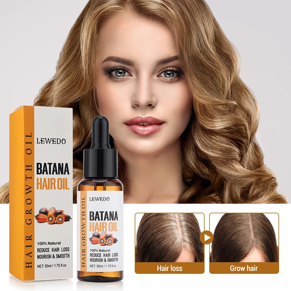 Anti-Hair Loss Batana Oil Natural Hair Conditioner Repair Damaged Strengthen Roots Anti-Breakage Hair Treatment Essential Oil