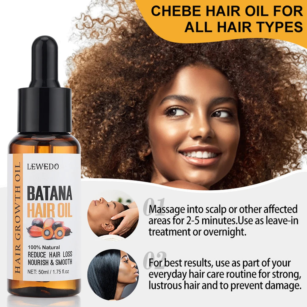 Anti-Hair Loss Batana Oil Natural Hair Conditioner Repair Damaged Strengthen Roots Anti-Breakage Hair Treatment Essential Oil