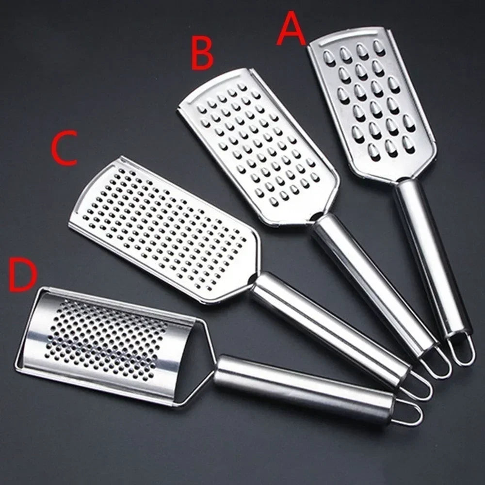 Stainless Steel Flat Ginger Grater Chocolate Cheese Grater High-quality Cheese Carrot Graters Household Multifu Grater Tools