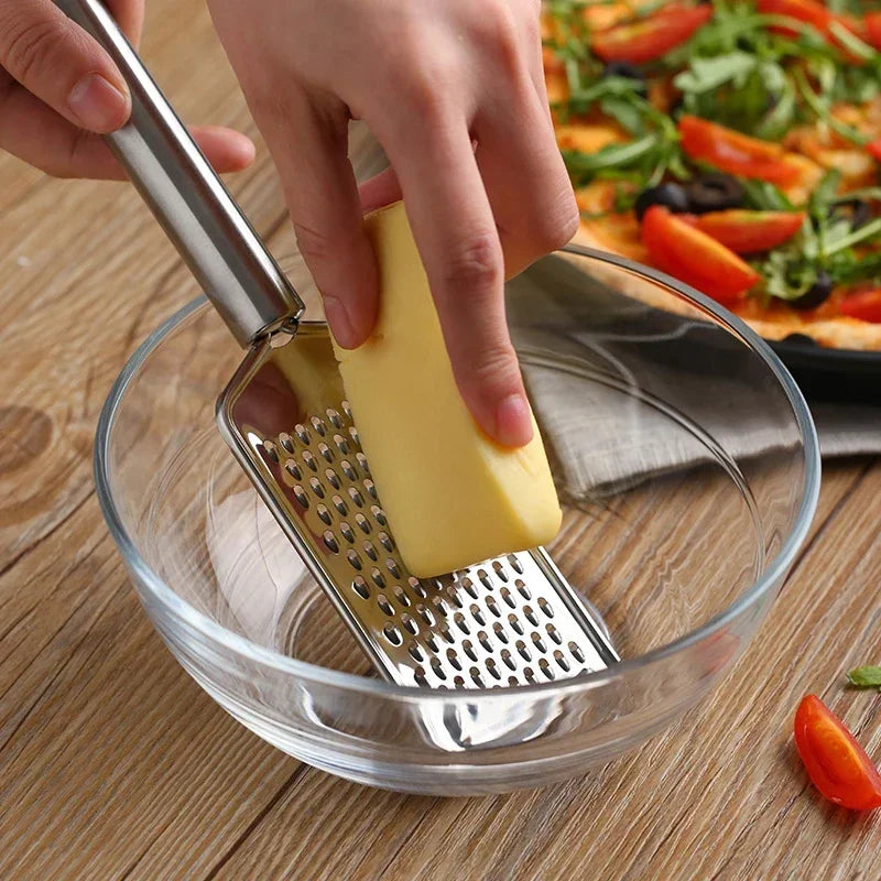 Stainless Steel Flat Ginger Grater Chocolate Cheese Grater High-quality Cheese Carrot Graters Household Multifu Grater Tools