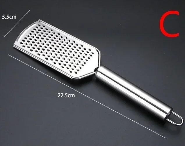 Stainless Steel Flat Ginger Grater Chocolate Cheese Grater High-quality Cheese Carrot Graters Household Multifu Grater Tools