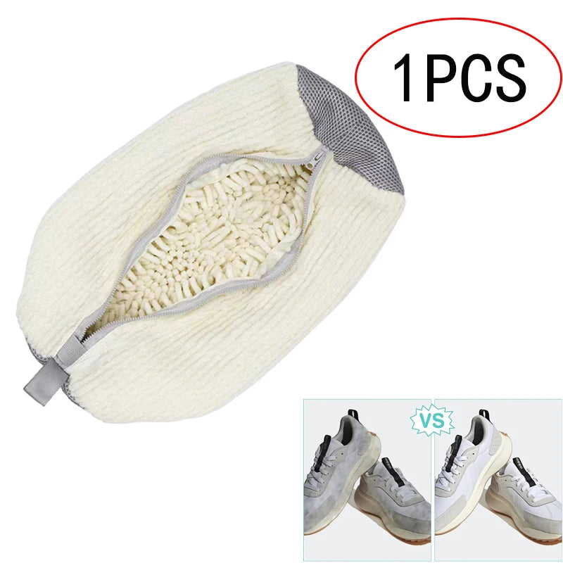 1/2PCS Wash Bag Padded Net Laundry Shoes Protector Household Machine Washing Shoes Bags Friendly Laundry Bag Drying Bags