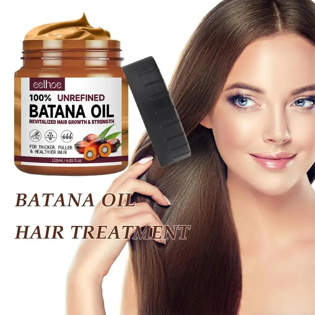 100% Pure Organic Hair Mask Batana Oil Hair Growth Oil Natural Treatment Nourish Improve Hair Quality Anti-Breakage Hair Product