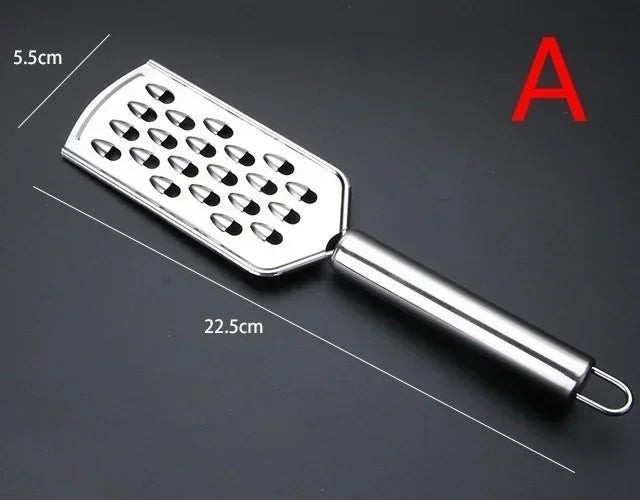 Stainless Steel Flat Ginger Grater Chocolate Cheese Grater High-quality Cheese Carrot Graters Household Multifu Grater Tools