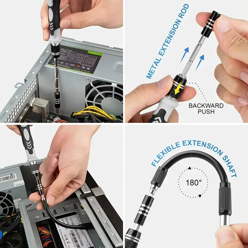 115-in-1 Precision Magnetic Screwdriver Set