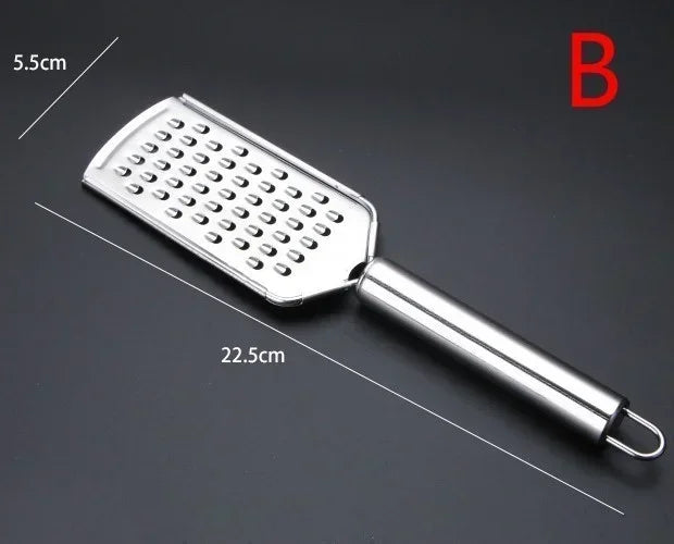 Stainless Steel Flat Ginger Grater Chocolate Cheese Grater High-quality Cheese Carrot Graters Household Multifu Grater Tools