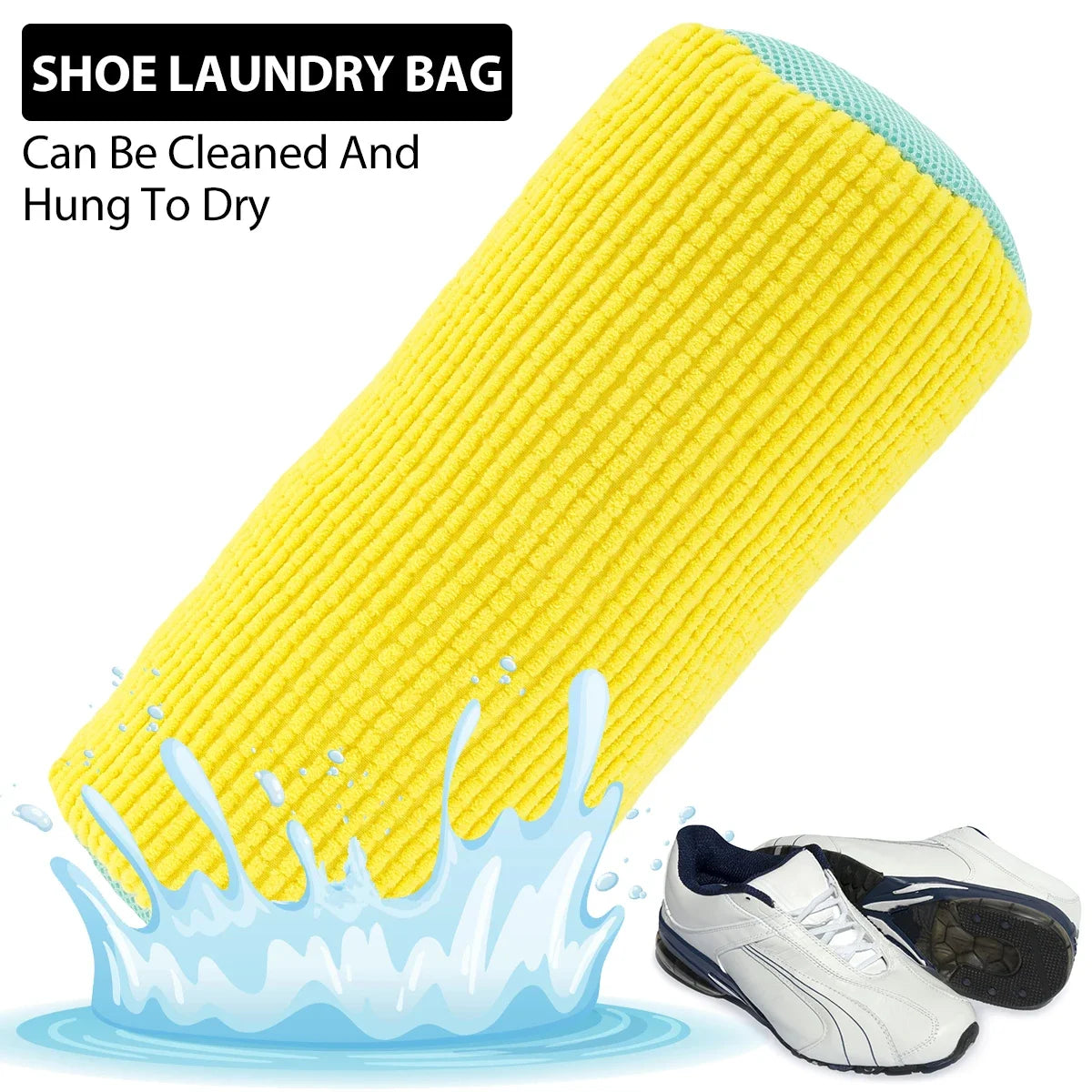 1/2PCS Wash Bag Padded Net Laundry Shoes Protector Household Machine Washing Shoes Bags Friendly Laundry Bag Drying Bags