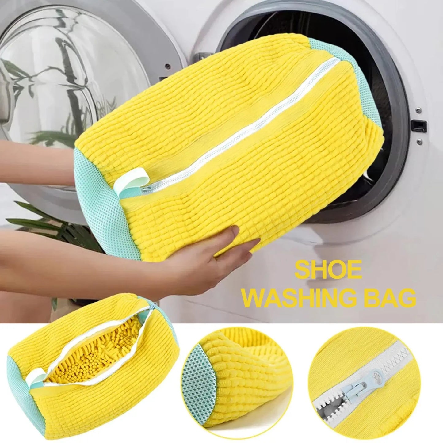 1/2PCS Wash Bag Padded Net Laundry Shoes Protector Household Machine Washing Shoes Bags Friendly Laundry Bag Drying Bags