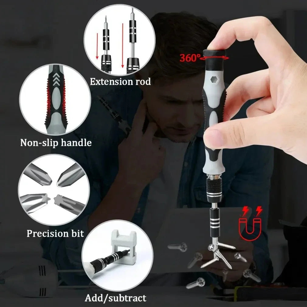 115-in-1 Precision Magnetic Screwdriver Set