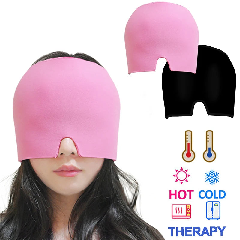 Gel Ice Cap Hot Cold Hat For Wrap Face Eye Mask Pressure Massage Health Care Sleep Tool