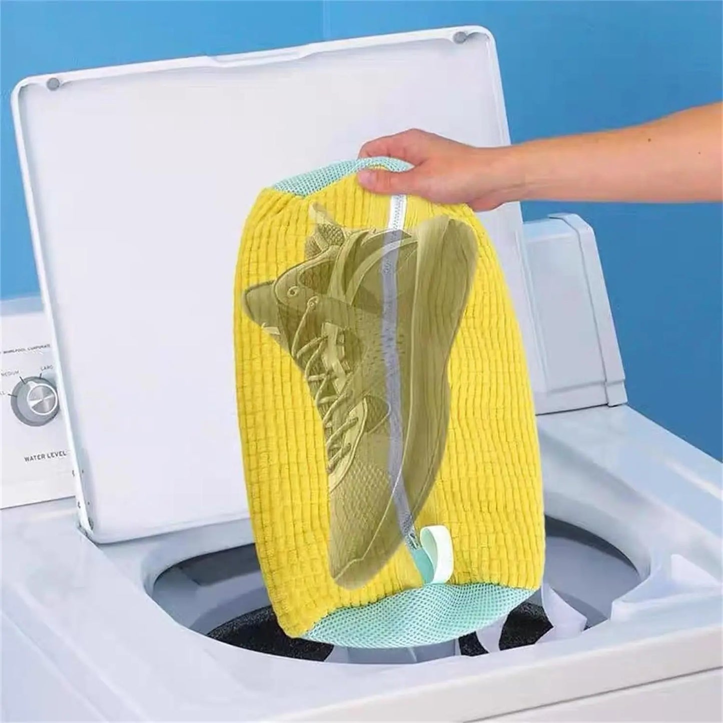 1/2PCS Wash Bag Padded Net Laundry Shoes Protector Household Machine Washing Shoes Bags Friendly Laundry Bag Drying Bags