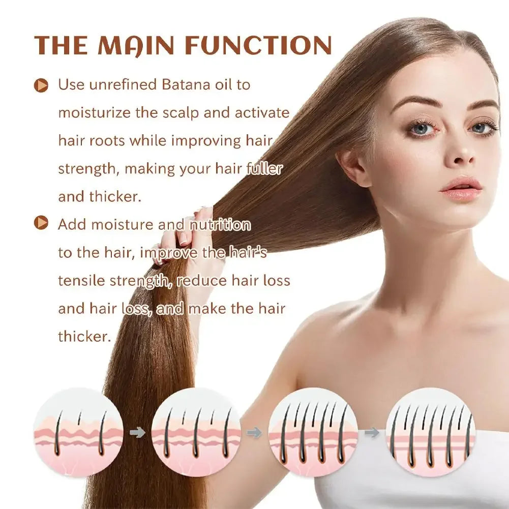 120ml Batana Oil Conditioner Oil Treatment Mask Moisturize and Hair Healthier Thicker